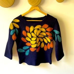 Troubadour 100% Wool Sweater Size XS